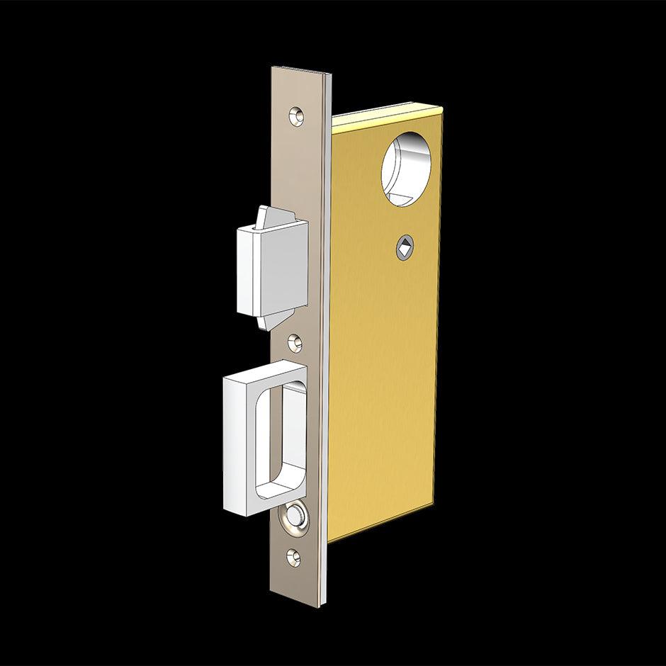 Narrow Backset Pocket Door Lock - SA Baxter Shop