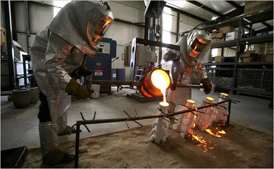 No Grit and No Noxious Fumes in This Foundry