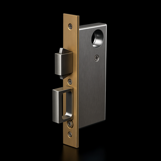 Narrow Backset Pocket Door Lock
