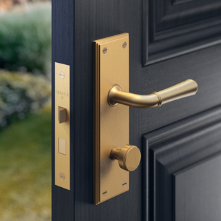 Art Deco Door Lever Set