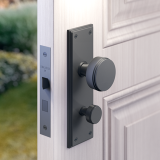 Art Deco Door Knob Set