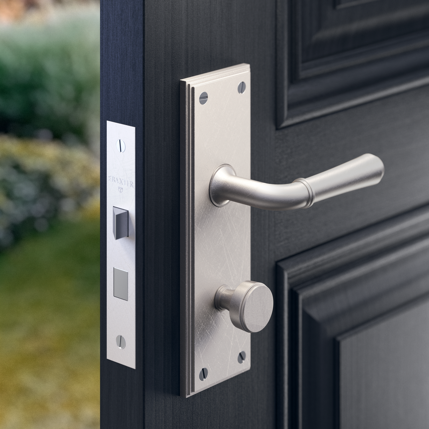 Art Deco Door Lever Set