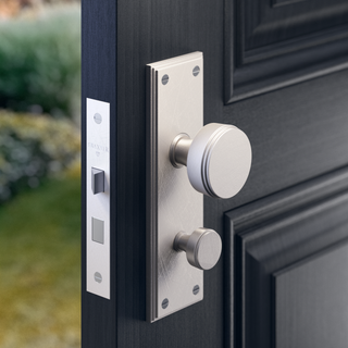 Art Deco Door Knob Set