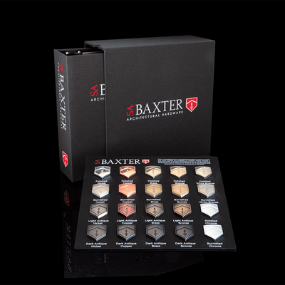 Binder Catalog and Finish Shields - SA Baxter Shop